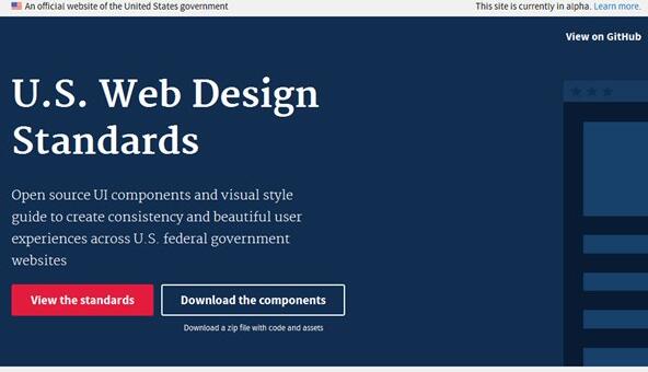 美国政府推出官方网站建设标准